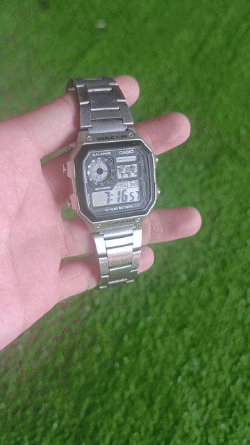 Casio AE-1200WHD-1AVDF Nam Thép Bạc Đã qua sử dụng. Mua bán Đồng hồ tại Huyện Chơn Thành Bình Phước được đăng bởi Dinh Vo hình 1