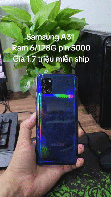 Samsung Galaxy A31 6GB/128GB màn zin pin khỏe. Mua bán Điện thoại tại Quận Hà Đông Hà Nội được đăng bởi Shop Điện Thoại Cũ Zin hình 1