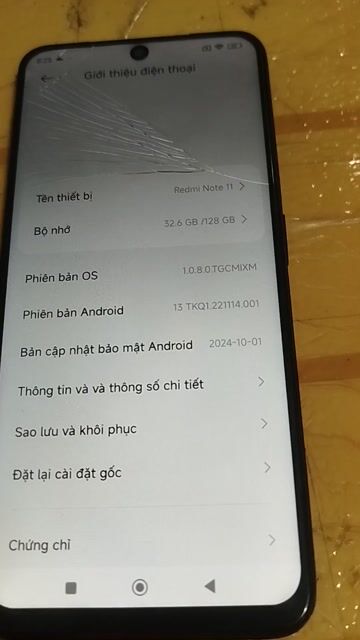 Xiaomi Redmi Note 11 128GB Xám. Mua bán Điện thoại tại Thành phố Dĩ An Bình Dương được đăng bởi Thanh Ly SD hình 1
