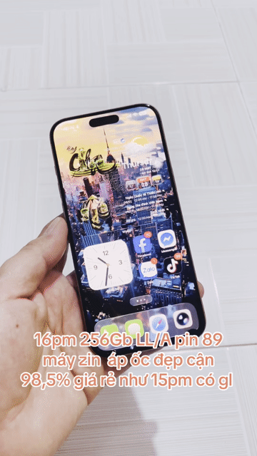 iPhone 16 Pro Max 256GB LL/A, sa mạc, pin 89 zin. Mua bán Điện thoại tại Thành phố Mỹ Tho Tiền Giang được đăng bởi LH Max Dilys hình 1