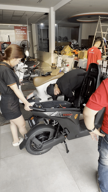 Xe máy điện Yadea Vekoo Đen. Mua bán Xe máy tại Quận Bình Tân Tp Hồ Chí Minh được đăng bởi Hiển hình 1