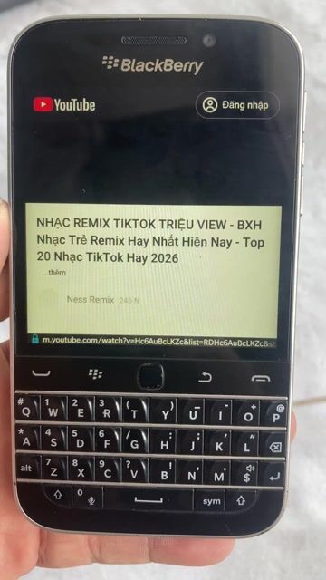 BlackBerry Classic Đen. Mua bán Điện thoại tại Thành phố Thủ Đức Tp Hồ Chí Minh được đăng bởi Vũ hình 1