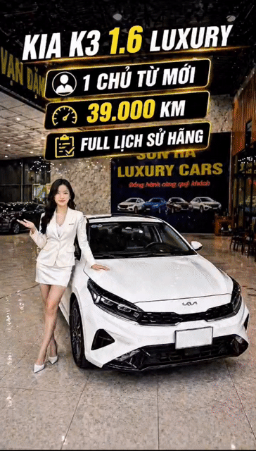 KIA K3 2022 Trắng 39.000KM. Mua bán Ô tô tại Quận Cầu Giấy Hà Nội được đăng bởi ĐẶNG QUANG HUY hình 1