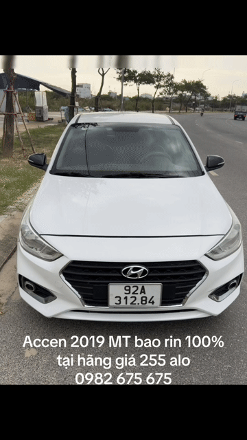 Hyundai Accent SX 2019 Số sàn Trắng. Mua bán Ô tô tại Huyện Hòa Vang Đà Nẵng được đăng bởi TRƯỜNG XUÂN hình 1