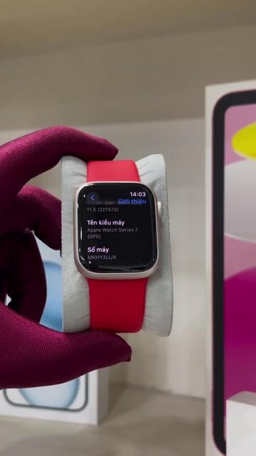 Apple Watch Series 7 41mm GPS Starlight. Mua bán Thiết bị đeo thông minh tại Quận Cầu Giấy Hà Nội được đăng bởi Dương Quí hình 1
