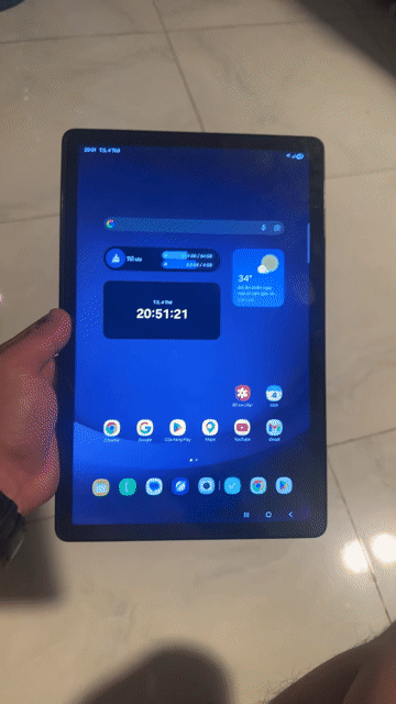 Samsung Galaxy Tab A9+ 5G Xám. Mua bán Máy tính bảng tại Thành phố Thuận An Bình Dương được đăng bởi Lê Cường hình 1
