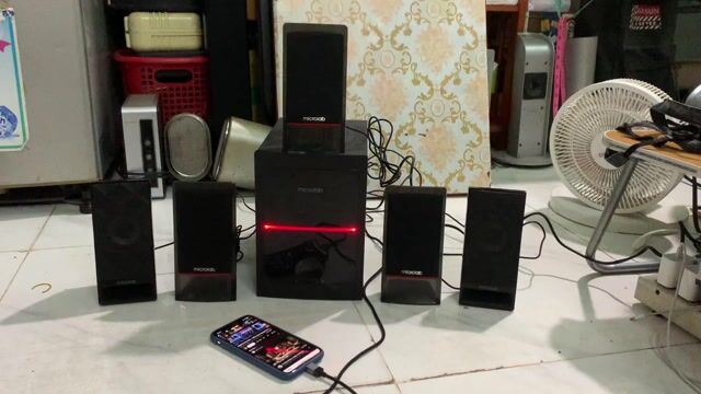 Loa vi tính Microlab M700 5.1 như hình. Mua bán Tivi, Âm thanh tại Quận Tân Phú Tp Hồ Chí Minh được đăng bởi anphong hình 1