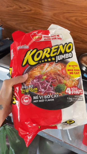 Mì ăn liền Koreno Bò cay. Mua bán Đồ ăn, thực phẩm và các loại khác tại Huyện Đắk Mil Đắk Nông được đăng bởi Sam coffe Tea  Food hình 1