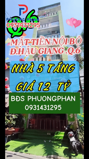 Mua bán Nhà ở Quận 6 Tp Hồ Chí Minh diện tích 51 m² giá 12 tỷ