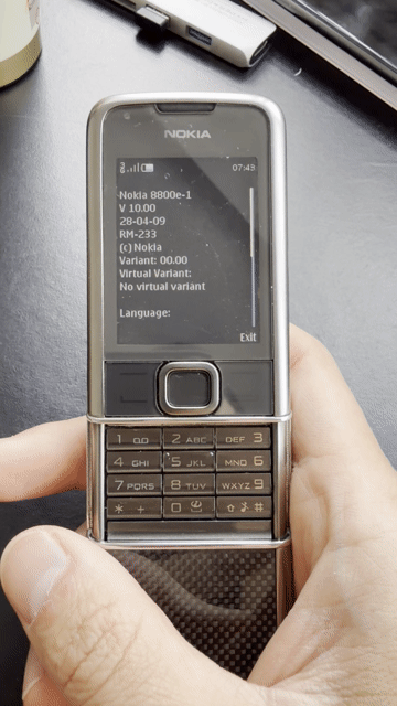 Nokia 8800 Carbon Arte Carbon. Mua bán Điện thoại tại Quận Ba Đình Hà Nội được đăng bởi Phong Nguyễn Huy hình 1