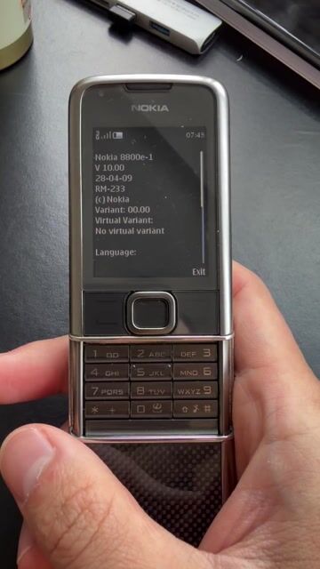 Nokia 8800 Carbon Arte Carbon. Mua bán Điện thoại tại Quận Ba Đình Hà Nội được đăng bởi Phong Nguyễn Huy hình 1