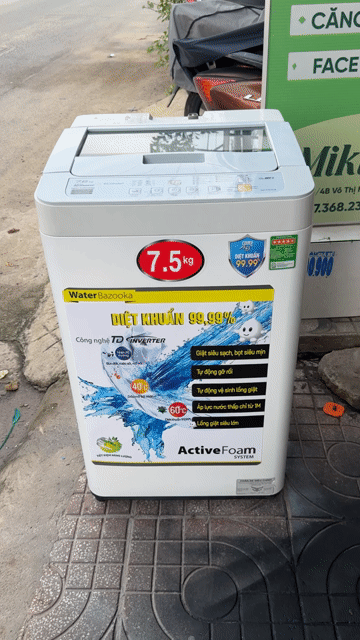 Máy giặt Panasonic NA-F75VB9GRV 7.5kg Trắng. Mua bán Máy giặt tại Huyện Hóc Môn Tp Hồ Chí Minh được đăng bởi Linh Tran hình 1