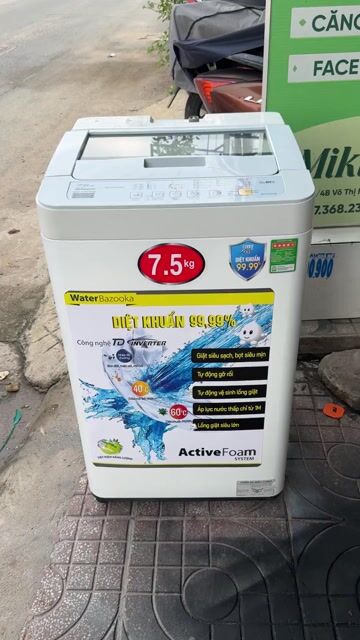 Máy giặt Panasonic NA-F75VB9GRV 7.5kg Trắng. Mua bán Máy giặt tại Huyện Hóc Môn Tp Hồ Chí Minh được đăng bởi Linh Tran hình 1