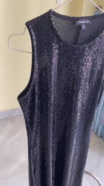 Đầm kim sa dự tiệc Bebe nữ màu Đen size S mới. Mua bán Quần áo tại Quận 3 Tp Hồ Chí Minh được đăng bởi Cô Vân hình 1
