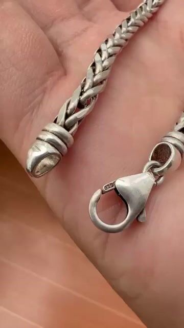 Lắc tay Bạc 925 Ý Xích tròn xương cá. Mua bán Phụ kiện thời trang khác tại Quận 12 Tp Hồ Chí Minh được đăng bởi An Nhiên  hình 1