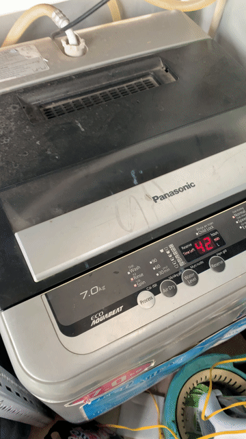 Máy giặt Panasonic 7kg Xám. Mua bán Máy giặt tại Quận Tân Phú Tp Hồ Chí Minh được đăng bởi Lê Phước hình 1