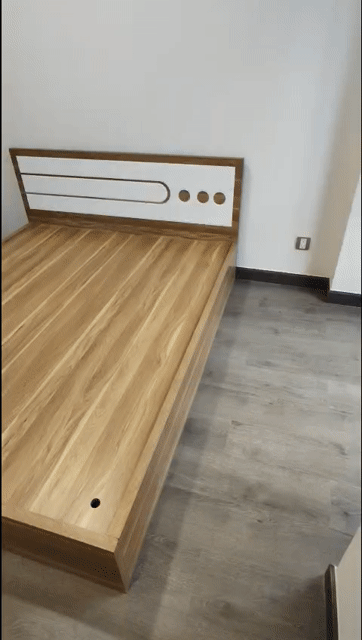 Giường ngủ Gỗ MDF 1m6 x 1m8. Mua bán Giường, chăn ga gối nệm tại Thành phố Biên Hòa Đồng Nai được đăng bởi Mỹ hạnh hình 1