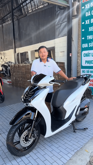 Honda SH 125 CBS 2020 Trắng đen. Mua bán Xe máy tại Quận Ô Môn Cần Thơ được đăng bởi Trần Tùng hình 1