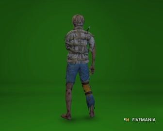 Victor | FiveM Male Ped | Infected Zombie Character | Multiple Outfits | Optimized & Fivem Ready [Add-On], video preview