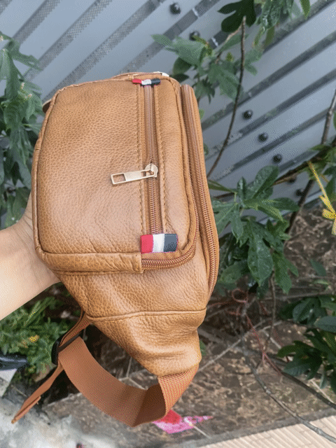 Túi đeo chéo Nam Da Nâu. Mua bán Túi xách tại Thành phố Rạch Giá Kiên Giang được đăng bởi Shop Da Thật hình 1