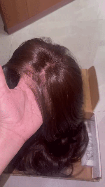 Tóc giả Hali Siêu da 8D Nữ Nâu. Mua bán Phụ kiện thời trang khác tại Quận 3 Tp Hồ Chí Minh được đăng bởi Linh Linh hình 1