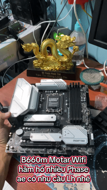 B660m Motar Wifi hầm hố nhiều Phase ae kéo khoẻ. Mua bán Linh kiện (RAM, Card...) tại Huyện Chợ Mới An Giang được đăng bởi Vi Tính Phát Tài hình 1