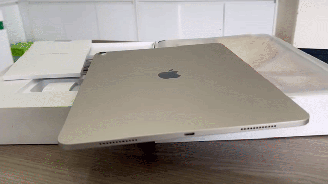 Apple iPad Air M3 13 inch 8GB/128GB Vàng. Mua bán Máy tính bảng tại Thành phố Bảo Lộc Lâm Đồng được đăng bởi Cửa hàng Viễn Tín hình 1