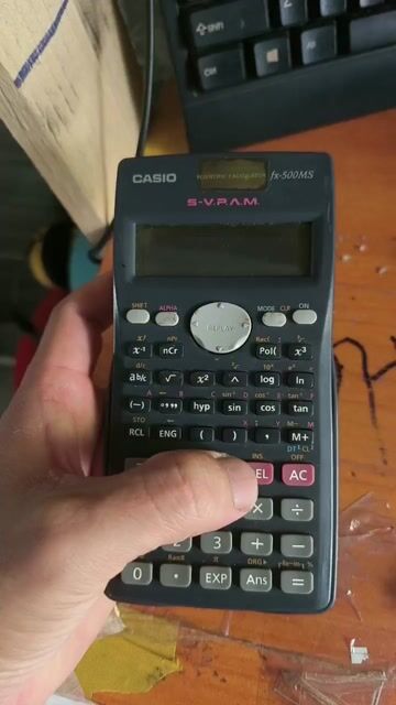 Máy tính Casio fx-500MS Xám. Mua bán Đồ dùng văn phòng tại Huyện Bến Lức Long An được đăng bởi QUYNH MY hình 1
