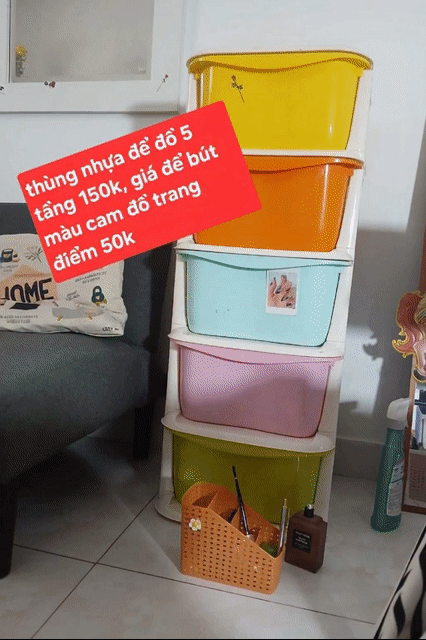 pass lại một số đồ nhựa màu. Mua bán Nội thất, đồ gia dụng khác tại Huyện Cần Giuộc Long An được đăng bởi Huong Phạm T  hình 1