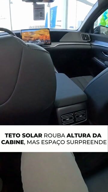 TETO SOLAR ROUBA ALTURA DA CABINE, MAS ESPAÇO SURPREENDE
