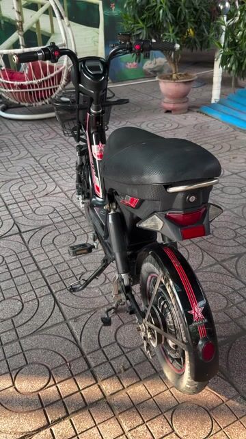 Xe đạp điện Osaka Cap A màu Đen Đã sử dụng. Mua bán Xe điện tại Huyện Hóc Môn Tp Hồ Chí Minh được đăng bởi Hà Quang Vinh hình 1