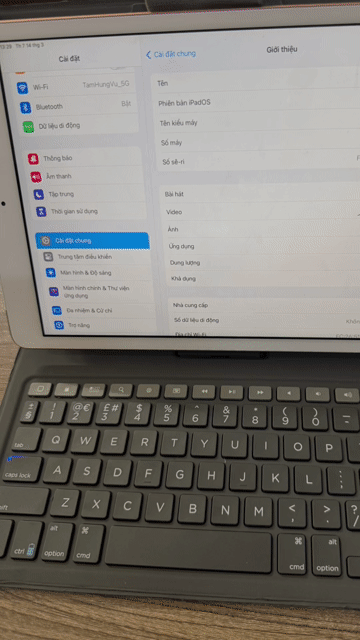 ipad gen 7 32 kèm phím pin 87/100 iphone. Mua bán Máy tính bảng tại Quận 3 Tp Hồ Chí Minh được đăng bởi Vũ Rạch Bùng Binh  hình 1
