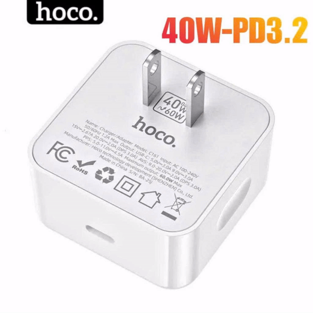 FreeShip Giao 2h Hàng Mới Hoco PD 40W Trắng. Mua bán Phụ kiện (Màn hình, Chuột...) tại Quận Bình Tân Tp Hồ Chí Minh được đăng bởi Vua Phụ Kiện Văn Trần hình 1