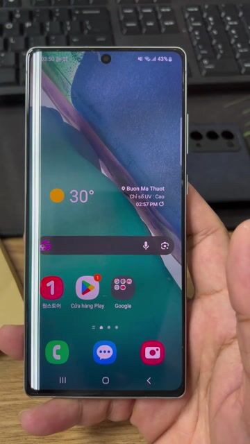 Samsung Note20 5G 128GB Hàn Quốc sọc màn. Mua bán Điện thoại tại Thành phố Buôn Ma Thuột Đắk Lắk được đăng bởi Minh hình 1