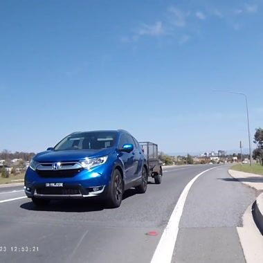 Thoughtless close pass Shared on UpRide: Abused for being in the primary position