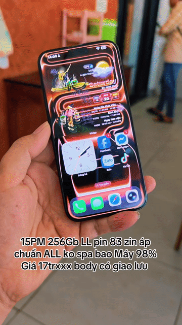 Apple iPhone 15 Pro Max 256GB Xanh zin áp máy 98%. Mua bán Điện thoại tại Thành phố Mỹ Tho Tiền Giang được đăng bởi LH Max Dilys hình 1