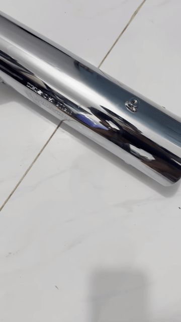 Pô xe máy Honda Fu Neo Titan Bạc, Xanh tím. Mua bán Phụ tùng xe tại Huyện Tri Tôn An Giang được đăng bởi phan văn Lộc  hình 1
