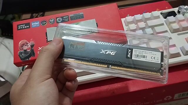 RAM ADATA XPG GAMMIX D20 Grey DDR4 4133Mhz. Mua bán Linh kiện (RAM, Card...) tại Huyện Long Thành Đồng Nai được đăng bởi Hưng Nguyễn hình 1