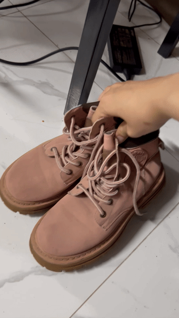 Giày boot Nữ Hồng khói size 37. Mua bán Giày dép tại Quận Tây Hồ Hà Nội được đăng bởi Tâm Tâm hình 1
