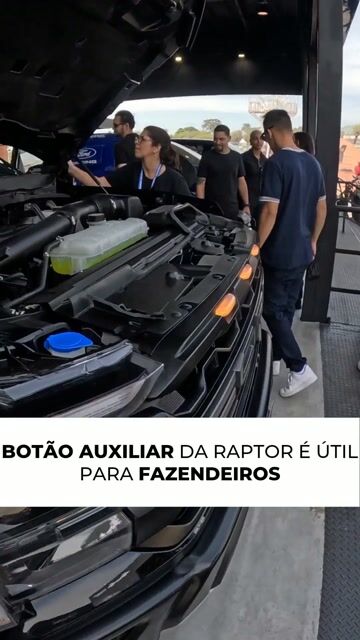 BOTÃO AUXILIAR DA RAPTOR É ÚTIL PARA FAZENDEIROS