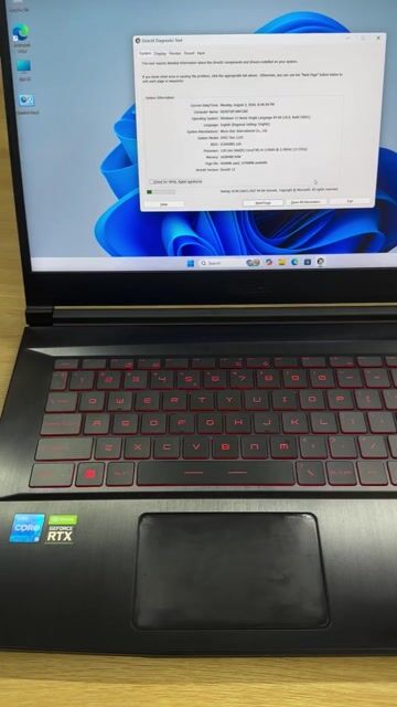 MSI GF63 i5-11400H 16GB/512GB RTX 3050. Mua bán Laptop tại Quận Hoàng Mai Hà Nội được đăng bởi Hoàng Bách Techlife hình 1