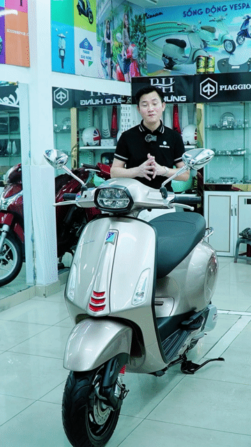 Vespa TFT 150 Nâu Đồng một chủ  cuối 2024. Mua bán Xe máy tại Quận Phú Nhuận Tp Hồ Chí Minh được đăng bởi VESPA  PIAGGIO BẢO HƯNG Vespa cũ trả góp  hình 1