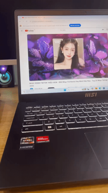 Laptop MSI Ryzen 7 7730U 16GB/512GB 15.6inch FHD. Mua bán Laptop tại Quận Gò Vấp Tp Hồ Chí Minh được đăng bởi Vi Tính Kim Trân hình 1
