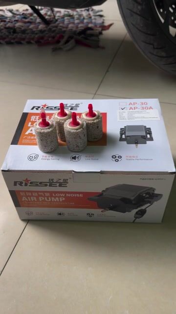 Máy sủi oxy Rissee AP-30A 18W tăng chỉnh. Mua bán Phụ kiện, Thức ăn, Dịch vụ tại Thành phố Thủ Đức Tp Hồ Chí Minh được đăng bởi tri hình 1