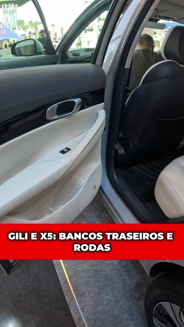GILI E X5: BANCOS TRASEIROS E RODAS