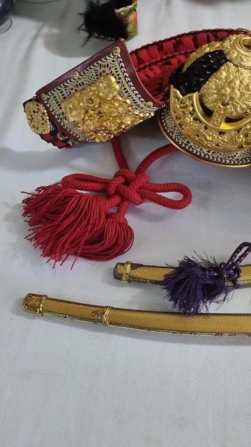 Bộ Búp bê Samurai, Mũ + Kiếm + Cung Samurai. Mua bán Đồ sưu tầm, đồ cổ tại Thành phố Mỹ Tho Tiền Giang được đăng bởi Hàng Nhật Mỹ Tho Tiền Giang hình 1