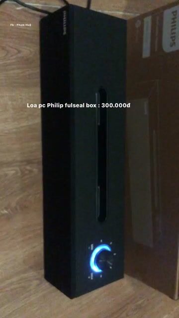 Loa PC Philips Đen USB Đèn LED. Mua bán Tivi, Âm thanh tại Quận 8 Tp Hồ Chí Minh được đăng bởi Phạm Thị Huệ hình 1