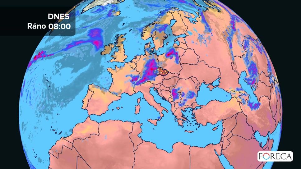 Předpověď počasí pro Českou republiku
