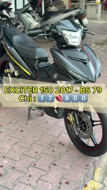 [GÓP DC GIỮ CAVET] Exciter 150 2017 Đen - BS 79. Mua bán Xe máy tại Quận 12 Tp Hồ Chí Minh được đăng bởi Bùi văn hiếu hình 1