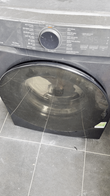 Máy giặt Toshiba 10kg cửa trước đã dùng. Mua bán Máy giặt tại Quận Hải Châu Đà Nẵng được đăng bởi Maca Lu hình 1